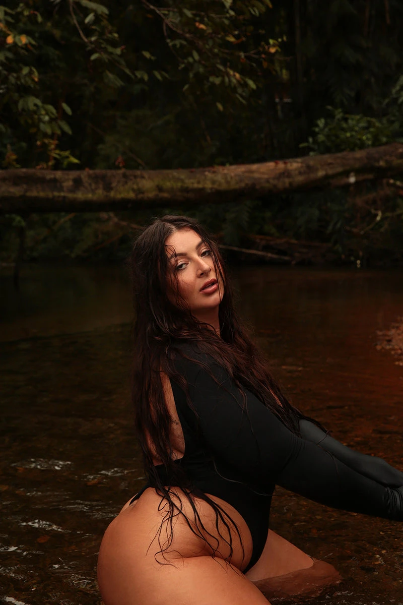 Rolling Lara Bodysuit - Black 10 Rolling Lara Bodysuit - Black - Image 8