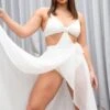 Lunalae High Waist Wrap Dance Skirt - White -Underwear General Store 1 46e1549c 8bce 4434 a479 1445a9a0c575 1