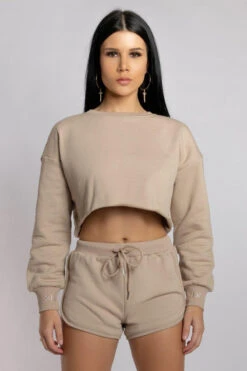 CXIX Oversized Cropped Jumper - Fawn 15 CXIX Oversized Cropped Jumper - Fawn -Underwear General Store 20 08 20CreaturesofXIXEcom 51 09124a2e 4e6f 447c 97ae 5de1bf90c488