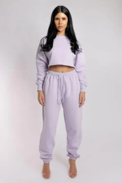 CXIX Oversized Cropped Jumper - Lilac 17 CXIX Oversized Cropped Jumper - Lilac -Underwear General Store 20 08 20CreaturesofXIXEcom 74