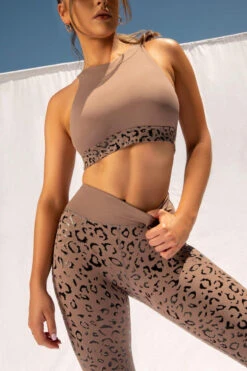 CXIX Gecko Grip Leggings - Dusky Leopard -Underwear General Store 20 12 10Creatures 86 1