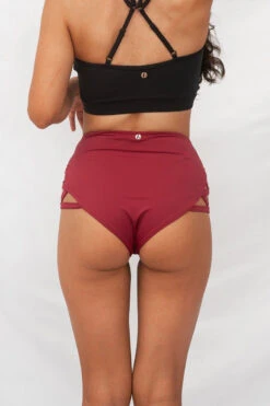 Lunalae High Waist Cross Section Shorts - Wine -Underwear General Store 20210209 LunaLae 1652 1800x1800 b4bb2ab5 5e5f 470e b22a c7d5b6a732cf