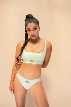 Lunalae Venus Low Waist Bottoms - Recycled Light Green -Underwear General Store 2021101 LunaLae1595