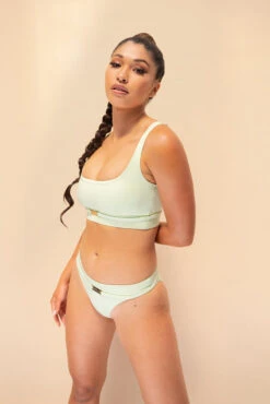Lunalae Venus Low Waist Bottoms - Recycled Light Green -Underwear General Store 2021101 LunaLae1596