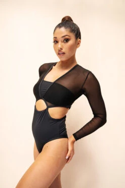 Lunalae Diana Bodysuit - Recycled Black 16 Lunalae Diana Bodysuit - Recycled Black -Underwear General Store 2021101 LunaLae1663 1