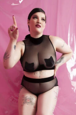 Rolling Gigi Top - Black -Underwear General Store 2022 09 27 ROLLING 2858copy 34ee4806 1297 41d2 8bcc ed7a9bcb226d