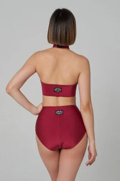 Shark Polewear High Waist Shorts - Wine -Underwear General Store 21.12.20 07852