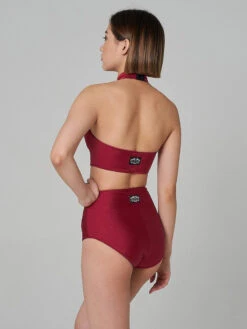 Shark Polewear High Waist Shorts - Wine -Underwear General Store 21.12.20 07855