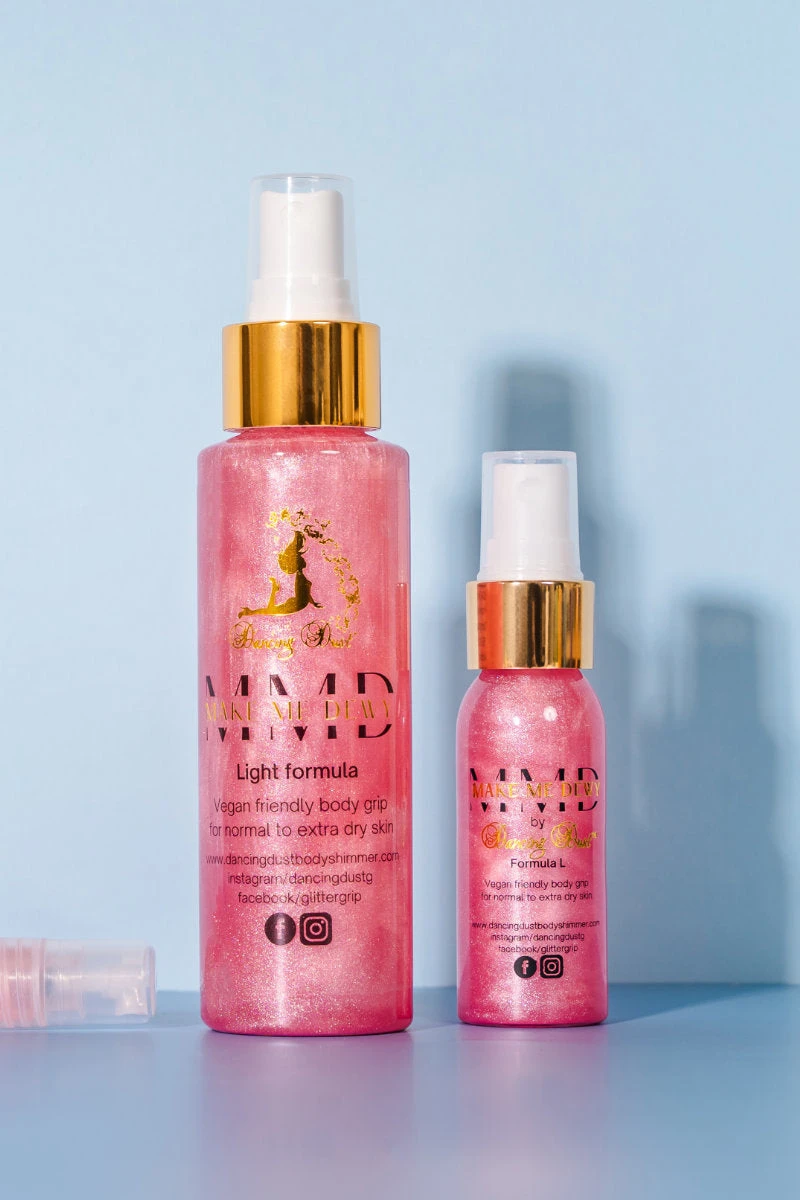 Dancing Dust Make Me Dewy Light - Pink (100ml) 4 Dancing Dust Make Me Dewy Light - Pink (100ml) - Image 2