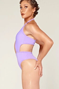 CXIX Dollhaus Halter Bodysuit - Purple -Underwear General Store 23 01 03CXIX 11591 1