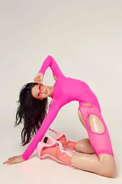 CXIX Dollhaus Mesh Bodysuit - Barbie Pink -Underwear General Store 23 01 03CXIX 5091