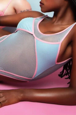 Rolling Vertigo Bodysuit - Blue/Pink -Underwear General Store 23 10 1 192 veCC81rtigo20azul202 1