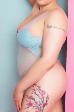 Rolling Vertigo Bodysuit - Blue/Pink -Underwear General Store 23 10 6 647 Klinger20azul20lado 1