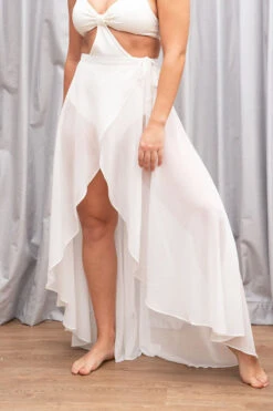 Lunalae High Waist Wrap Dance Skirt - White 9 Lunalae High Waist Wrap Dance Skirt - White -Underwear General Store 3 bd18062d ac59 4016 8ff1 0952e8695591
