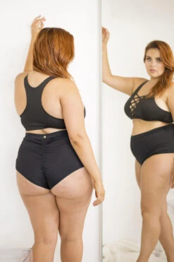 Lunalae High Waist Shorts - Black 12 Lunalae High Waist Shorts - Black -Underwear General Store 6R7A8499