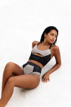 CXIX Riding Solo High Waist Bottoms - Black/Mink -Underwear General Store 9A4A13471616