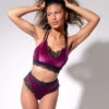 Sorte Velvet Adore Top - Plum -Underwear General Store ADORE 19 3b27d9e1 aa2c 46c7 8765 aead5d55967a