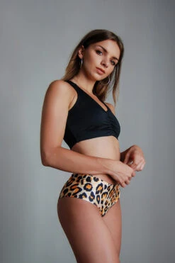 Pole Addict Back To Basics Top - Black -Underwear General Store Back to Basics Top Sunrise Leop HP 3