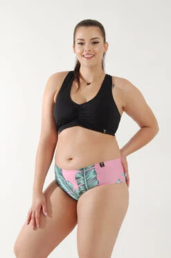 Pole Addict Back To Basics Top - Black -Underwear General Store BacktoBasicTop annHotpants3