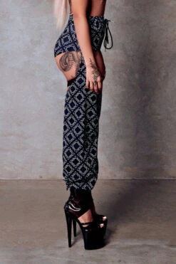 CXIX 119 Chaps - Black Print -Underwear General Store Black fashion bralette CXIX 119 fashion