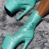 Hella Heels The Glitterati 8inch Boots - Baby Blues -Underwear General Store Bluebabybluesglitter8inchpoledancehighboot 3