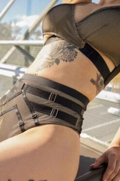 Tatiana Activewear Yuki Top - Black Mesh 18 Tatiana Activewear Yuki Top - Black Mesh -Underwear General Store Bondage Pole Wear Outfit by Tatiana Active 28a4ce7a c41f 4ff7 a2e1 7dd8d748a677