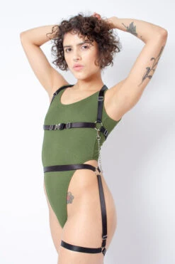 Rolling Jane Bodysuit - Military Green -Underwear General Store Copiade MG 6928