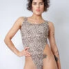 Rolling Juma Bodysuit - Beige Leopard -Underwear General Store Copiade MG 7008