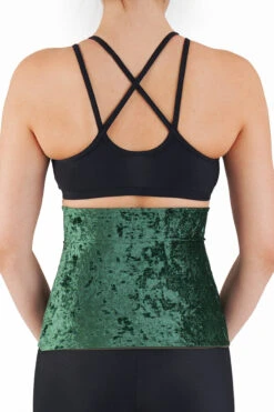 Dragonfly Back Warmer - Velvet Emerald -Underwear General Store DF Velvet Backwarmer emerald3
