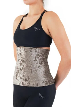 Dragonfly Back Warmer - Velvet Stone -Underwear General Store DF Velvet Backwarmer stone2