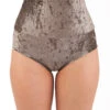 Dragonfly Betty High-Waisted Shorts - Velvet Stone