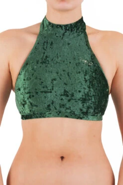 Dragonfly Lisette Top - Velvet Emerald -Underwear General Store DF Velvet Lisette top emerald