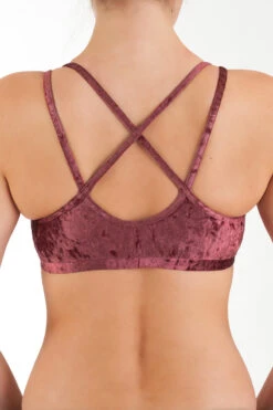Dragonfly Nicole Top - Velvet Amaranth -Underwear General Store DF Velvet Nicole top amaranth3