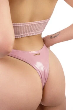 Naughty Thoughts Sinner Vinyl Thong Bottoms - Pink 13 Naughty Thoughts Sinner Vinyl Thong Bottoms - Pink -Underwear General Store DL 09199 1