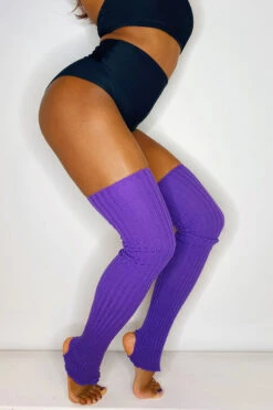 Thigh High Legwarmers - Purple -Underwear General Store F561EEE9 7BE0 44AA B889 7C589695C442