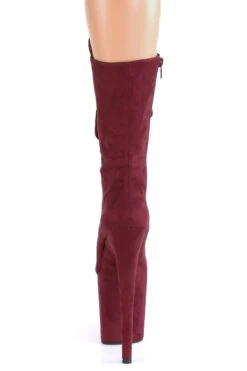 Pleaser USA Flamingo-1050FS Faux Suede 8inch Pleaser Boots - Burgundy 11 Pleaser USA Flamingo-1050FS Faux Suede 8inch Pleaser Boots - Burgundy -Underwear General Store FLAMINGO 1050FS BYFS M09