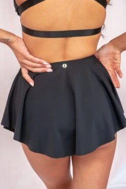 Lunalae Free Flow High Waist Shorts - Black -Underwear General Store FreeFlowShorts2