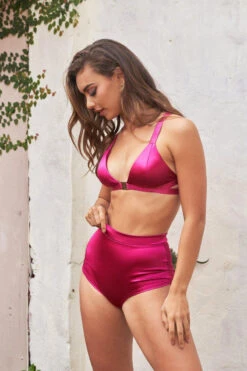 Lunalae High Waist Shorts - Satin Magenta 10 Lunalae High Waist Shorts - Satin Magenta -Underwear General Store HighWaistShortsLunaPolewear 144websize 1800x1800 54be1ec0 fc41 4af6 b91e e3a2f7415e4a 1