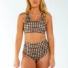 AMBR Designs Eco Crop Top - Gingham -Underwear General Store IMG 0055 2