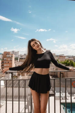 REV ACTIV Twist Top - Black -Underwear General Store IMG 0057 2