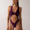 Shark Polewear Benita Bodysuit - Plum -Underwear General Store IMG 0226
