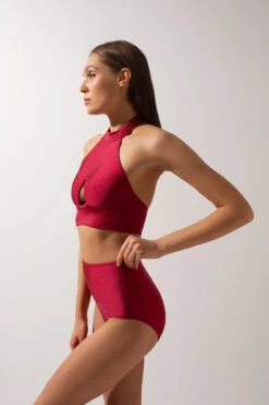 Shark Polewear High Waist Shorts - Wine -Underwear General Store IMG 0760