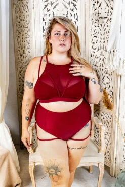 Chantay Polewear Vortex Top - Bordeaux 10 Chantay Polewear Vortex Top - Bordeaux -Underwear General Store IMG 3128 1