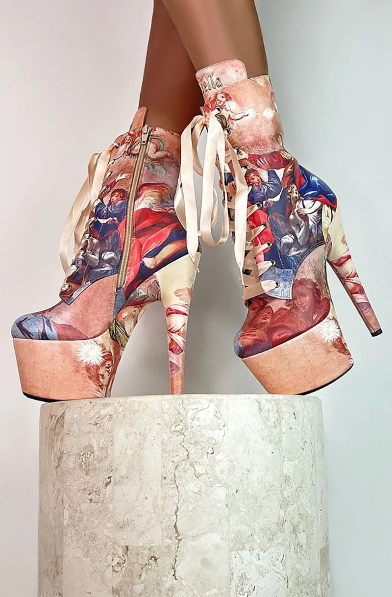 Hella Heels Renaissance 7inch Boots - Holier Than Thou 3 Hella Heels Renaissance 7inch Boots - Holier Than Thou