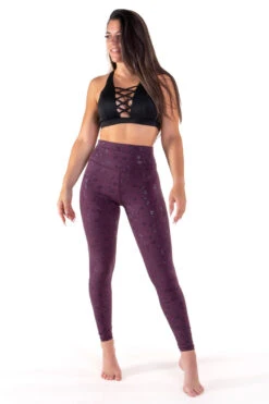 The Enviro Co. Extra Sticky Grippy Leggings - Plum -Underwear General Store IMG 4427 1
