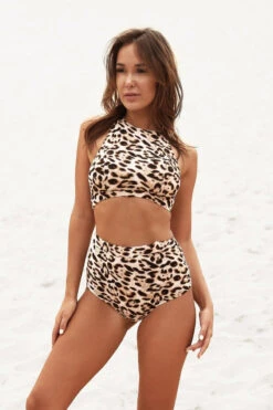 Lunalae High Waist Shorts - Mali Tan Leopard -Underwear General Store IMG 7765 c0d6796e 0af2 4f72 887b d8ce239e5212