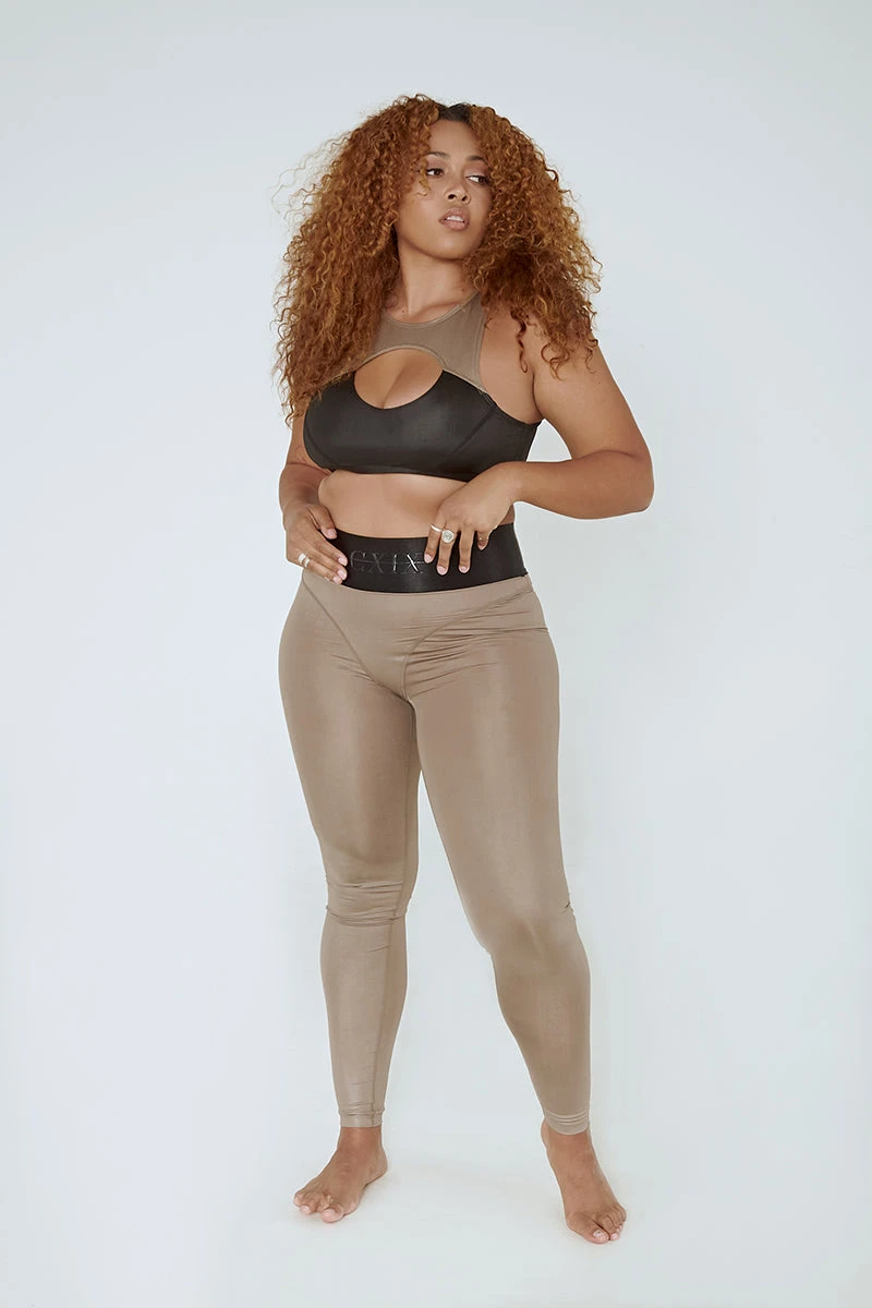 CXIX Snatched Leggings - Mink - Image 4