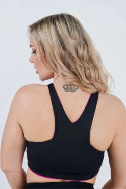 RAD Lover Reversible Top - Hot Pink/Black -Underwear General Store KOS 3493 1