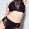 RAD Constellations Juno Top - Black -Underwear General Store KXH26486