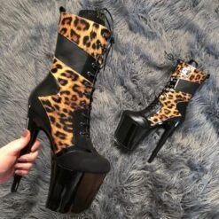 Hella Heels EmpireKicks 8inch Boots - Black 15 Hella Heels EmpireKicks 8inch Boots - Black -Underwear General Store Kicks Black Leopard 8 inch 5 1512x 022aab52 eda8 48ec a415 12a7ec8acbd0